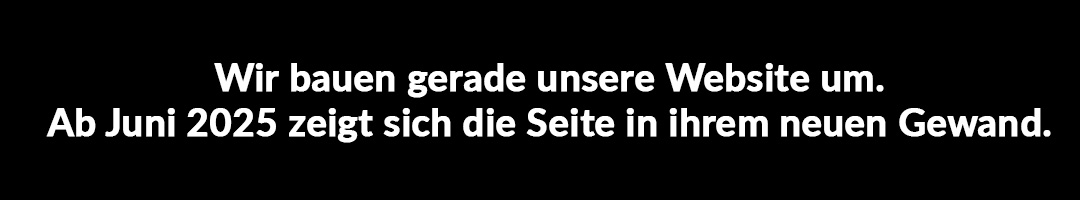 Webseite im Umbau